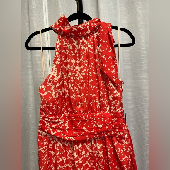 Cynthia Steffe Printed Crêpe de Chine Halter Dress NWT | size 10 - Picture 2 of 10